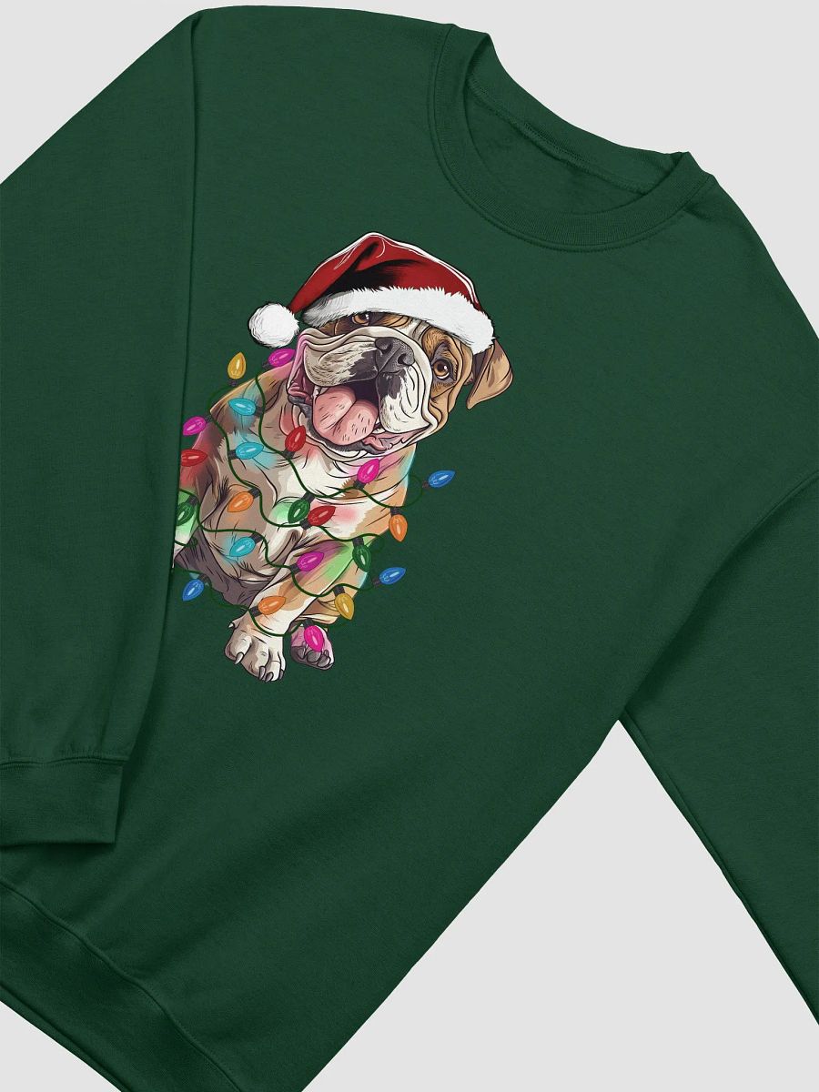 Funny English Bulldog Christmas Sweatshirt product image (9)