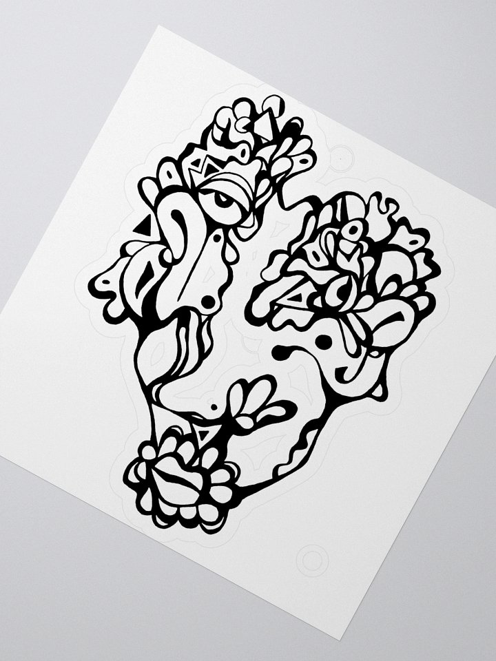 XPLOSIVE STICKER [BLACK & WHITE] product image (2)