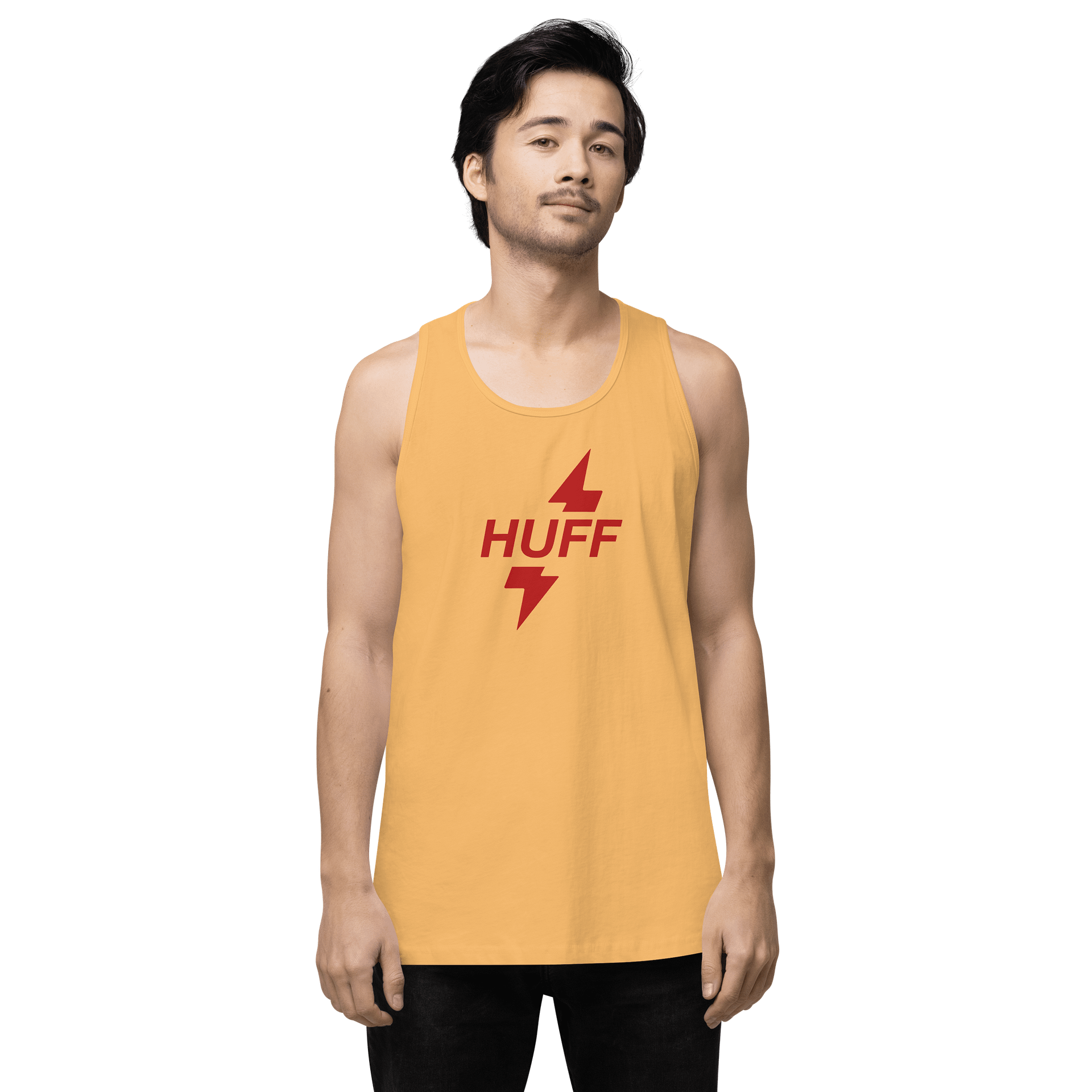 Huff Bolt Tank Top (Yellow) product image (1)