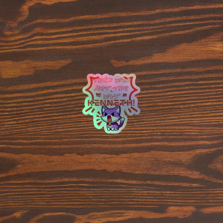 Not the Way Sticker product image (3)