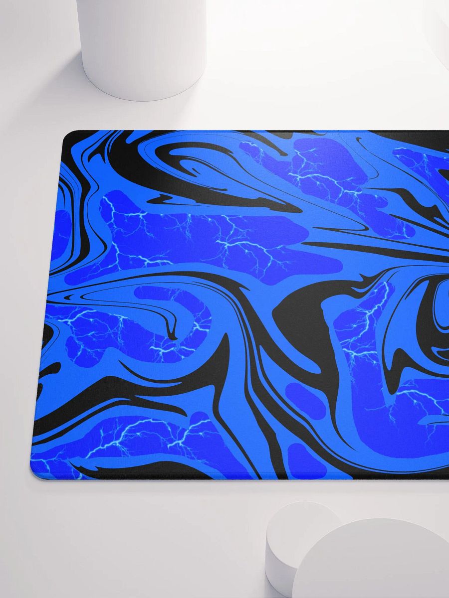 Black x Voltage Blue Gaming Mouse Pad product image (6)
