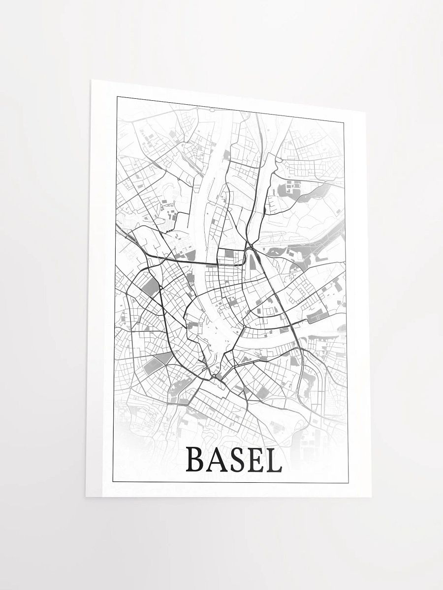 Basel, Switzerland, city map print product image (14)
