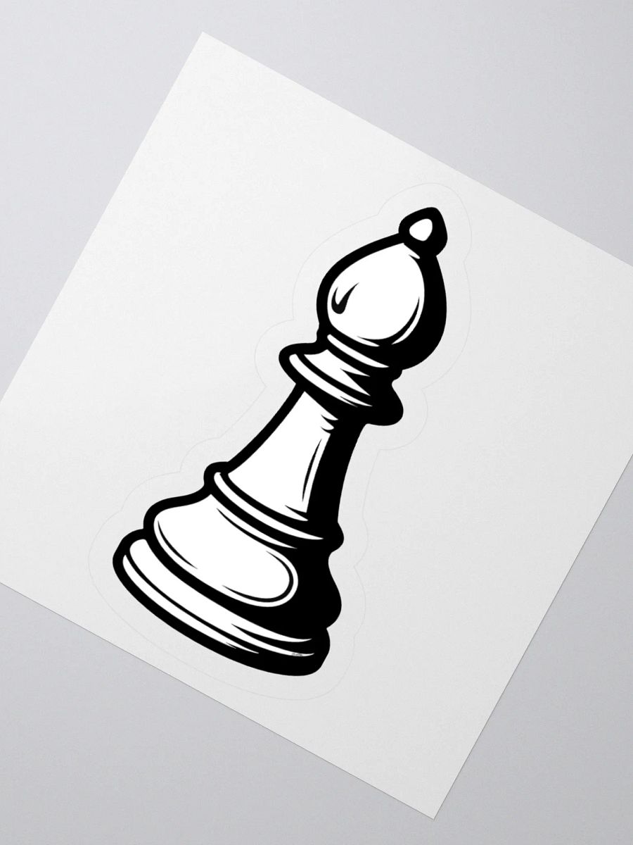 Classic Chess Bishop Sticker product image (6)