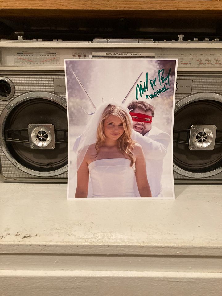 Salute Your Shorts Michael Bower & Glee Dianna Agron Wedding Photo SAI DWR product image (2)