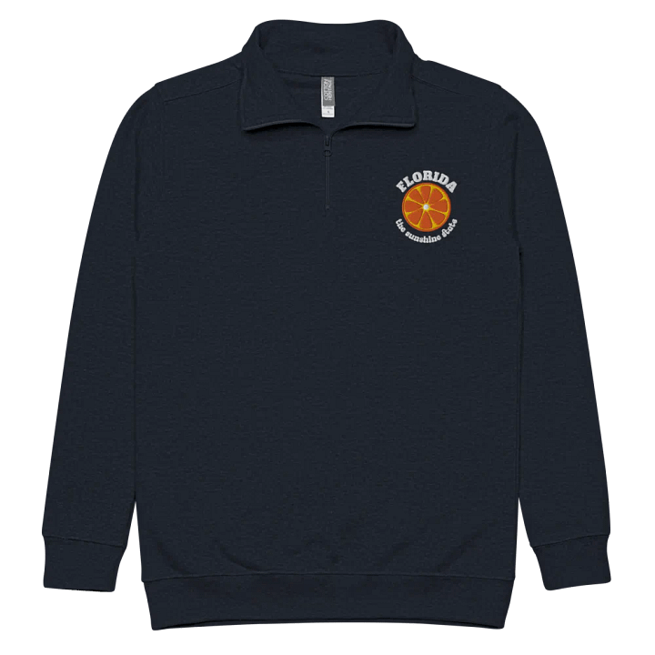 Florida Orange Slice Embroidery Half Zip product image (19)