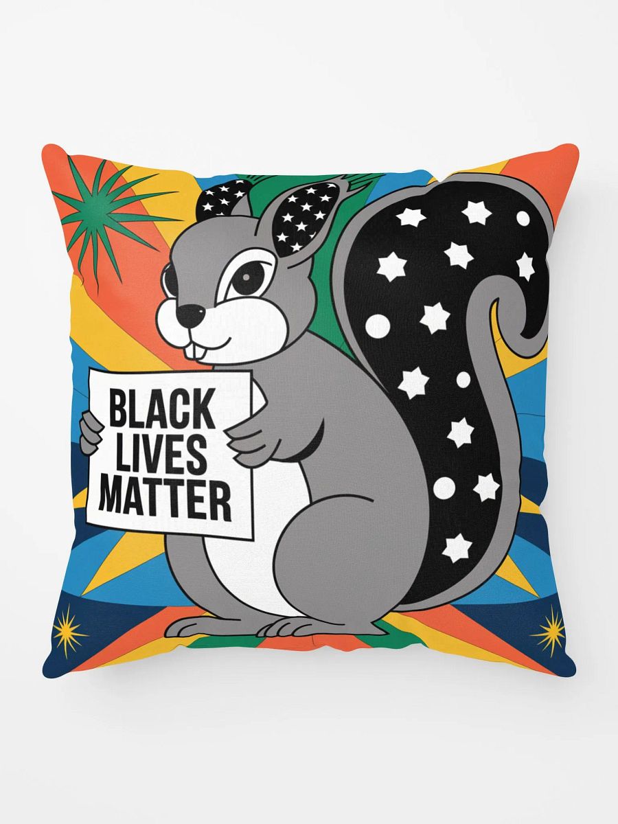 Comfy Pillow: Pooky Supports BLM (ALl funds from BLM Merch go directly to The Black Equity Foundation) product image (9)
