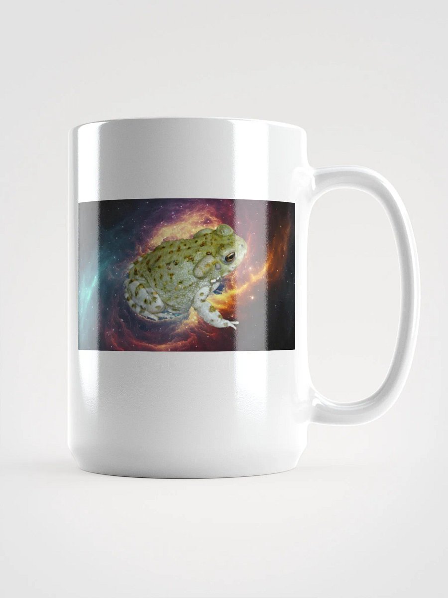 Nebula Bufo Alvarius Magic Toad White Glossy Mug product image (1)