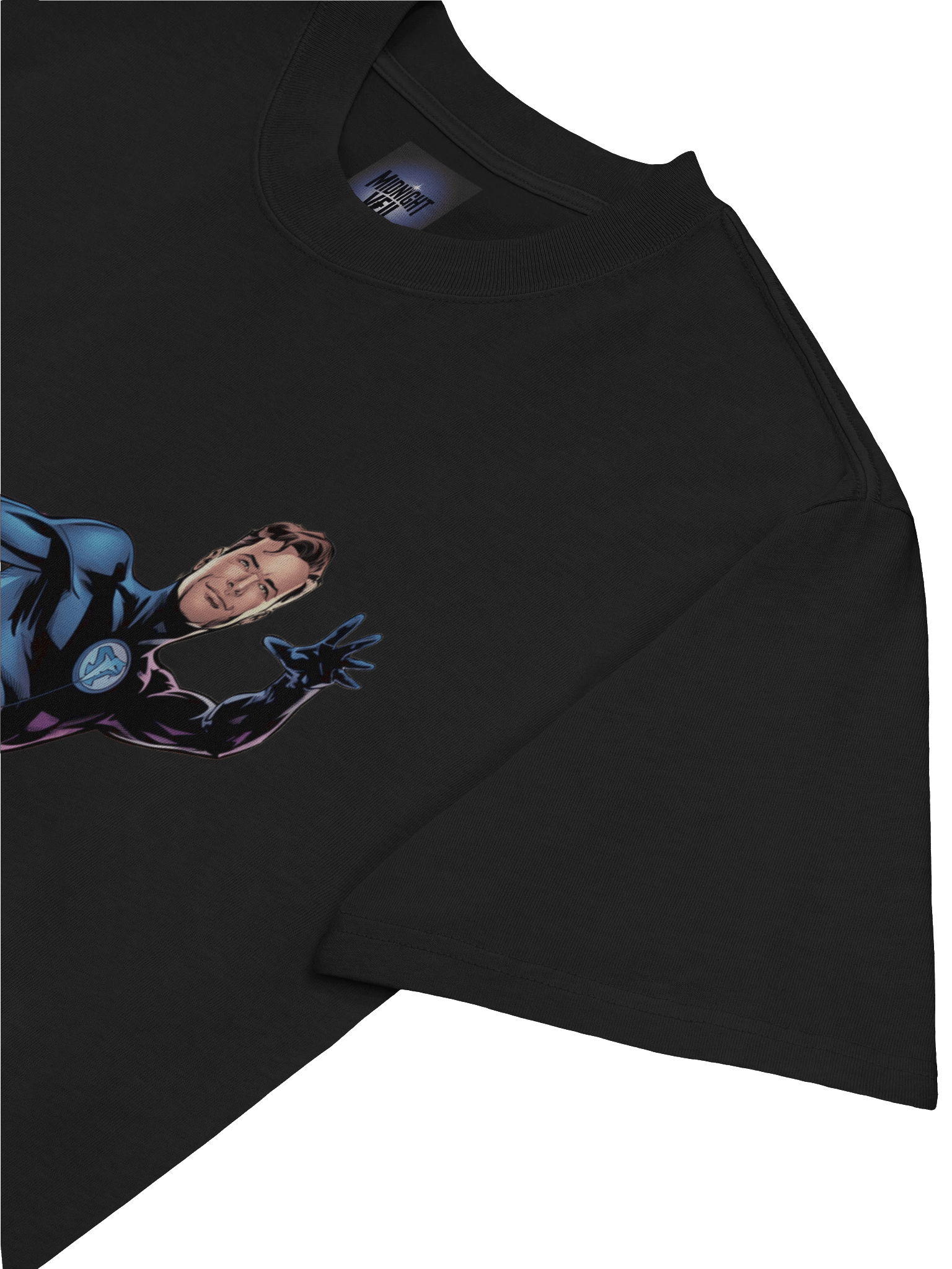 Mister Fantastic Aerial Grasp Oversized Faded T-Shirt – Elastic Twilight Traverse product image (7)