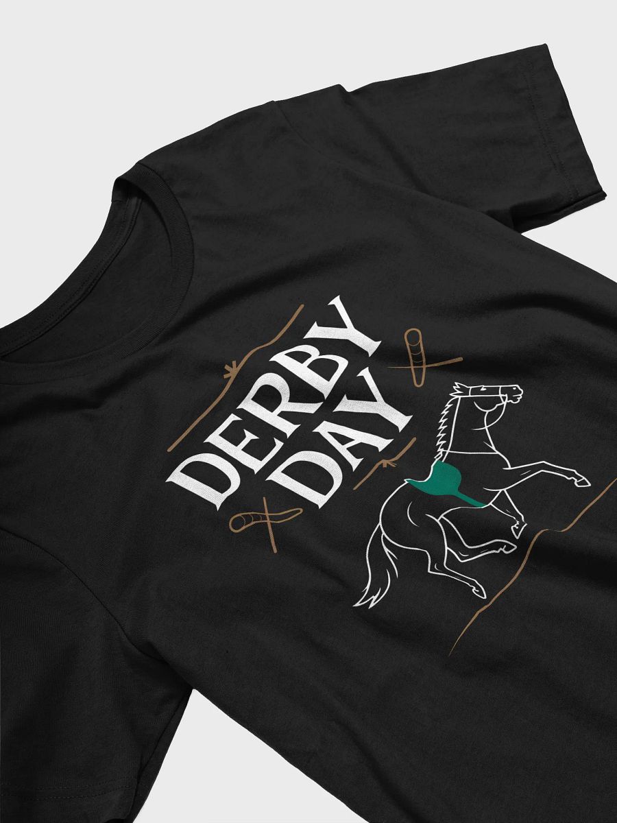 Derby Day Graphic Tee | Racing Spirit Green & White Design product image (3)