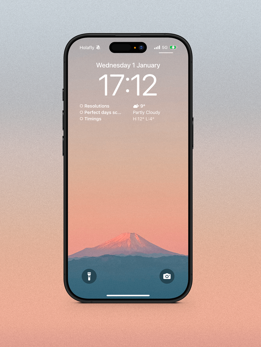 Mt. Fuji Phone Wallpaper product image (1)