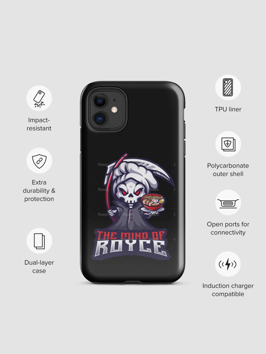 [TheMindofRoyce] Tough Case for iPhone® - Black product image (3)