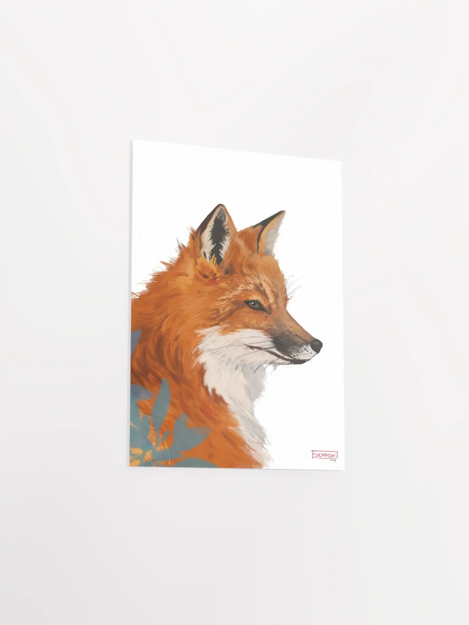 Flower Fox Poster product image (3)