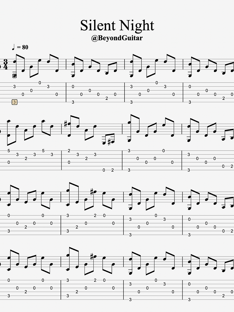 Christmas Songs for Classical Guitar product image (1)
