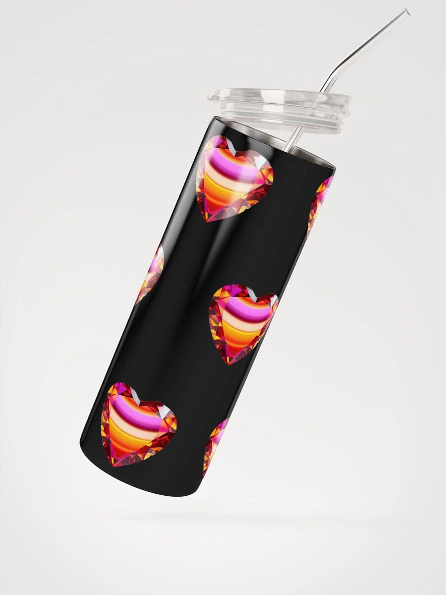 Sunset Hearts Stainless Steel Tumbler product image (3)