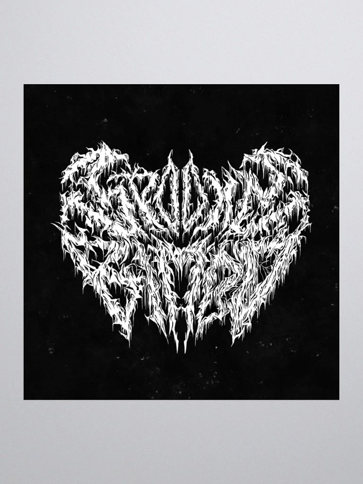 Death Metal Logo Sticker product image (1)