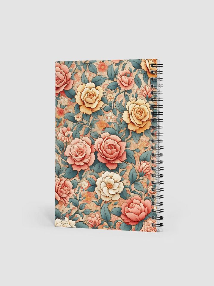 Royal Floral Spiral Notebook product image (2)