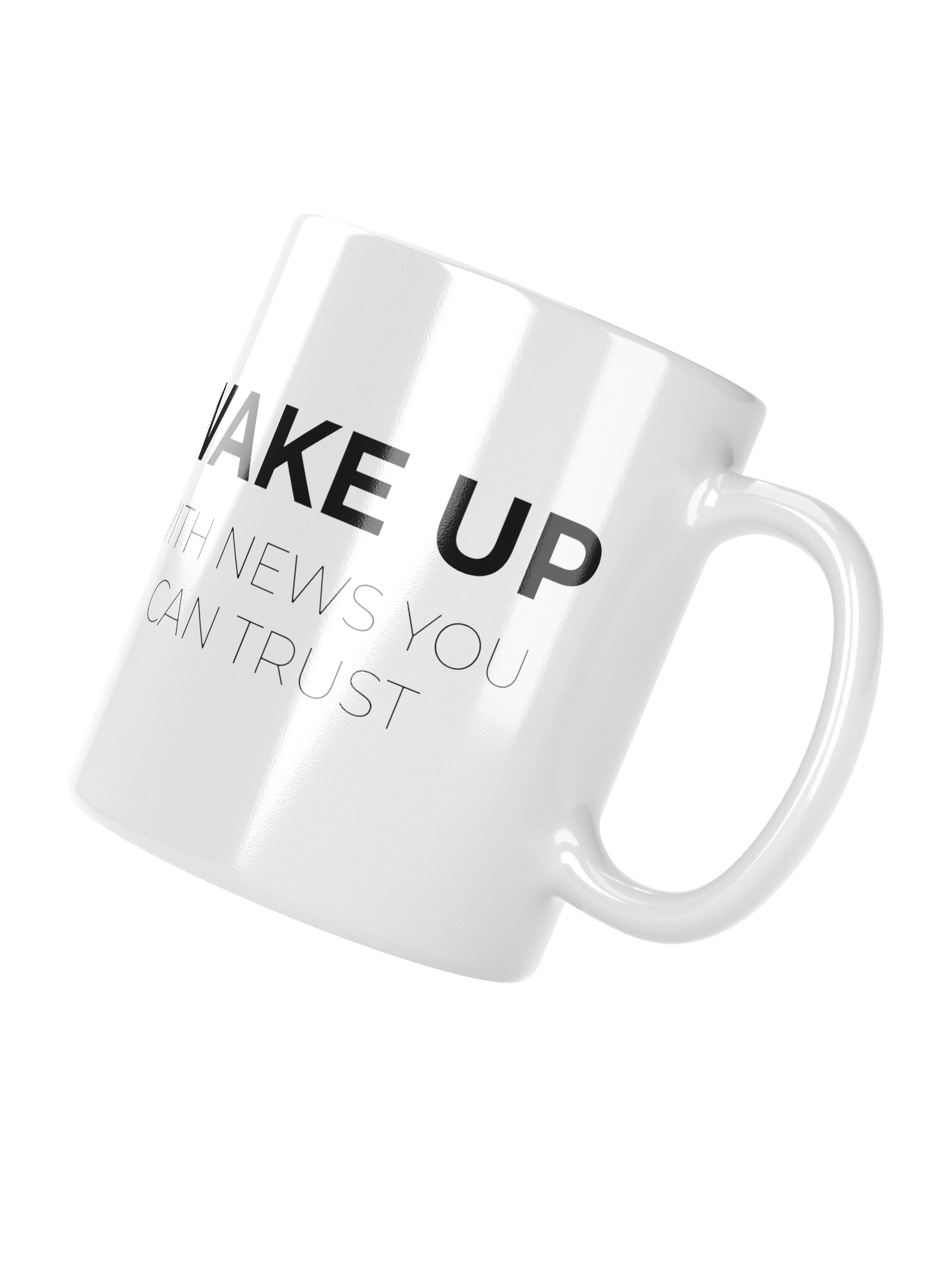 "Wake Up With News You Can Trust" Coffee Mug product image (9)