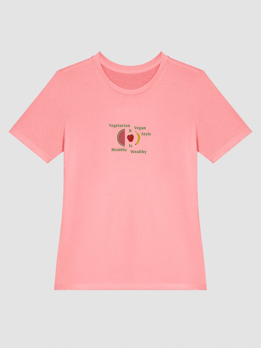 Healthy Wealthy Vegetarian & Vegan T-Shirt product image (3)