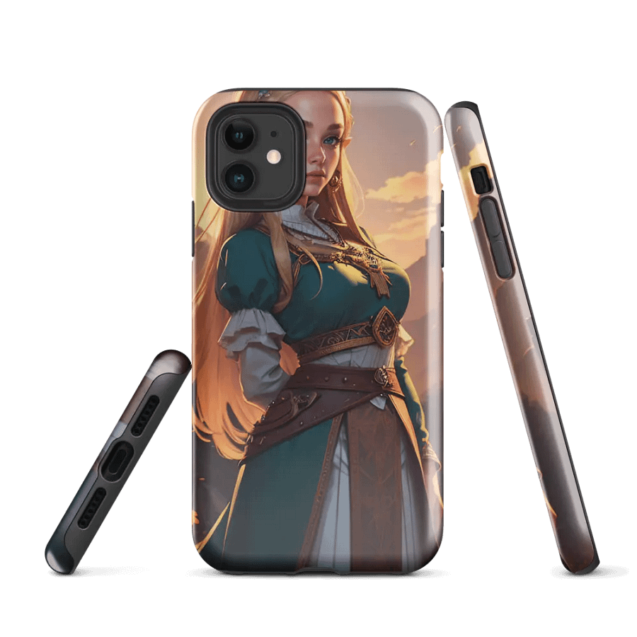 Princess Zelda iPhone Tough Case – Regal Warrior Design product image (1)