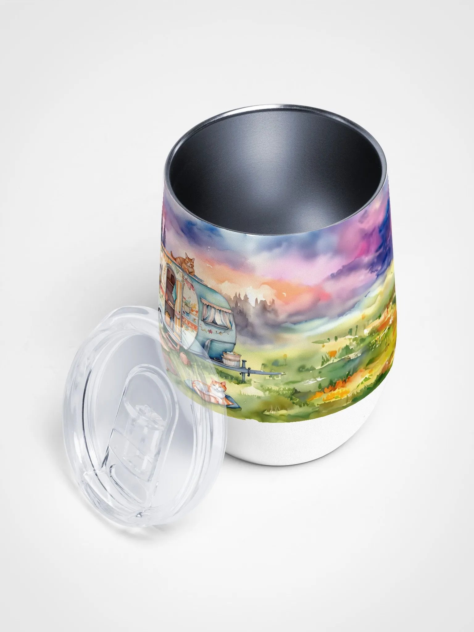 Twilight Woodland Wine Tumbler product image (3)
