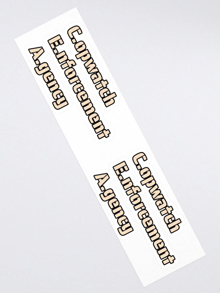 COPWATCH ENFORCEMENT AGENCY product image (2)