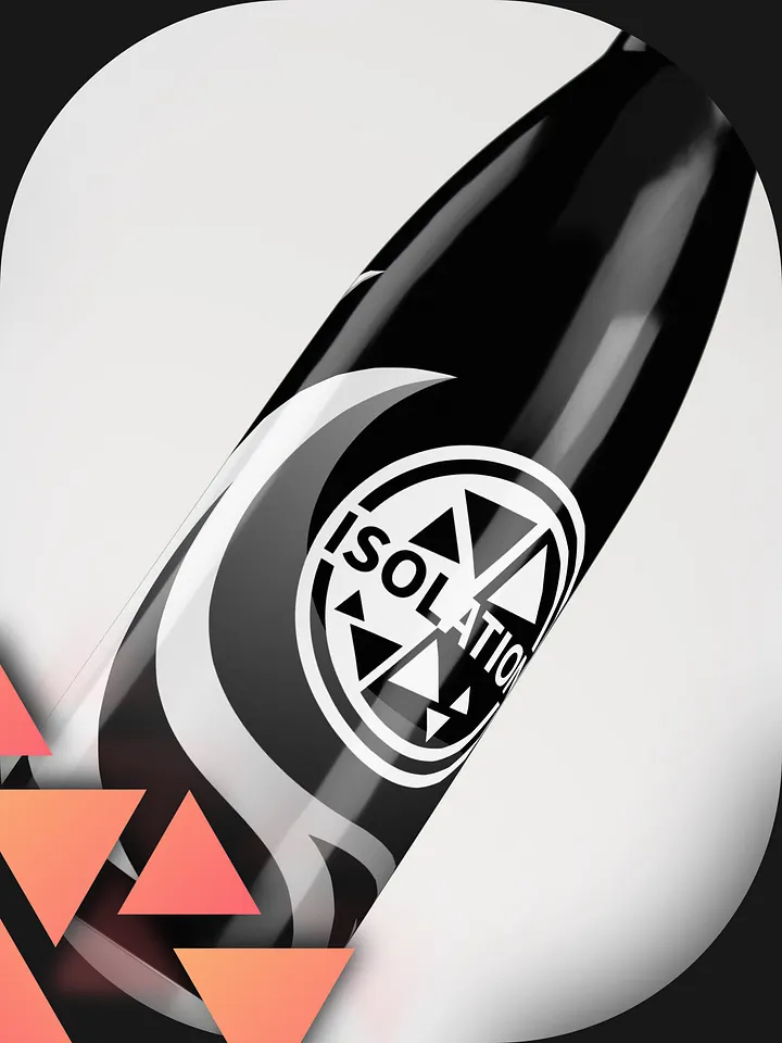 ISOLATION — 2019 LOGO — STAINLESS STEEL BOTTLE — B&W product image (1)