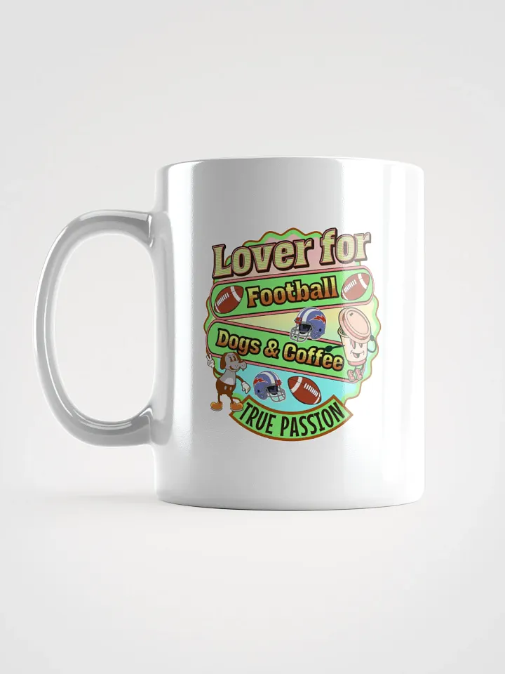 Lover For Dogs Coffee Football Mug product image (1)