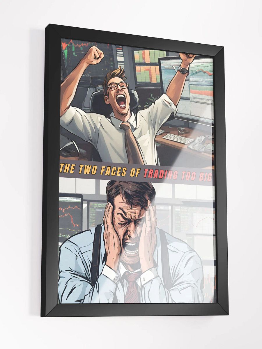 Trading Too Big Custom Framed Art product image (6)
