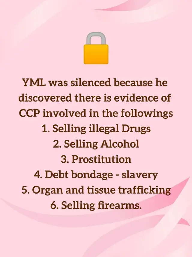 They are working for govt so definitely forced to be involved and then silenced to avoid being punished. 