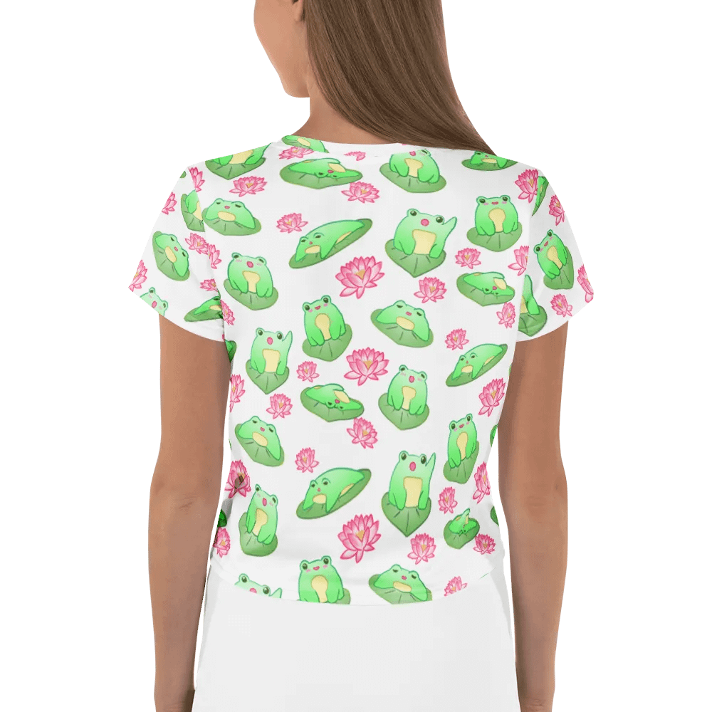 Kawaii Froggie Crop Tee product image (2)
