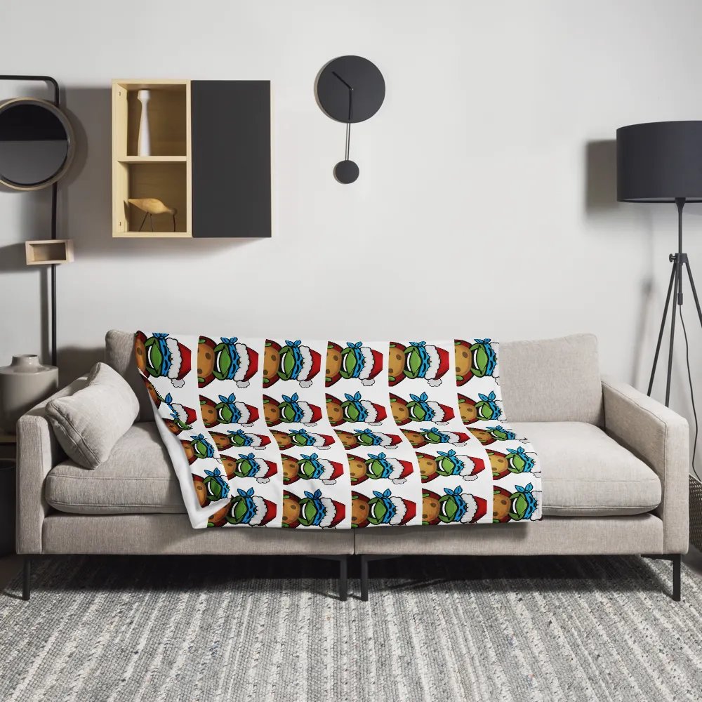 Santa Leo Throw Blanket product image (5)