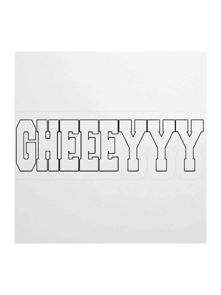 Gheeeyyy Kiss Cut Sticker product image (3)