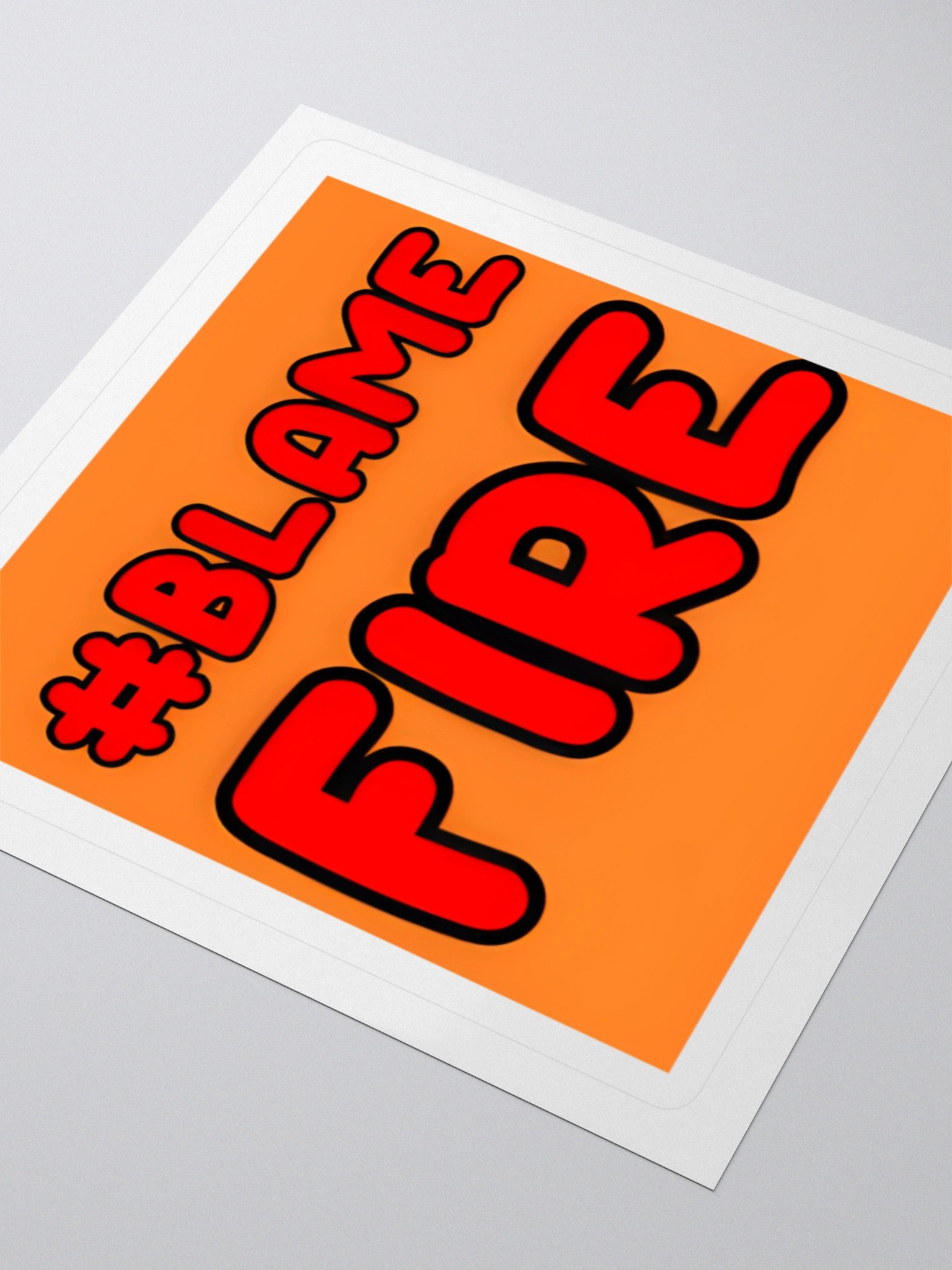 #BlameFire Sticker – When in Doubt, Blame Fire product image (6)