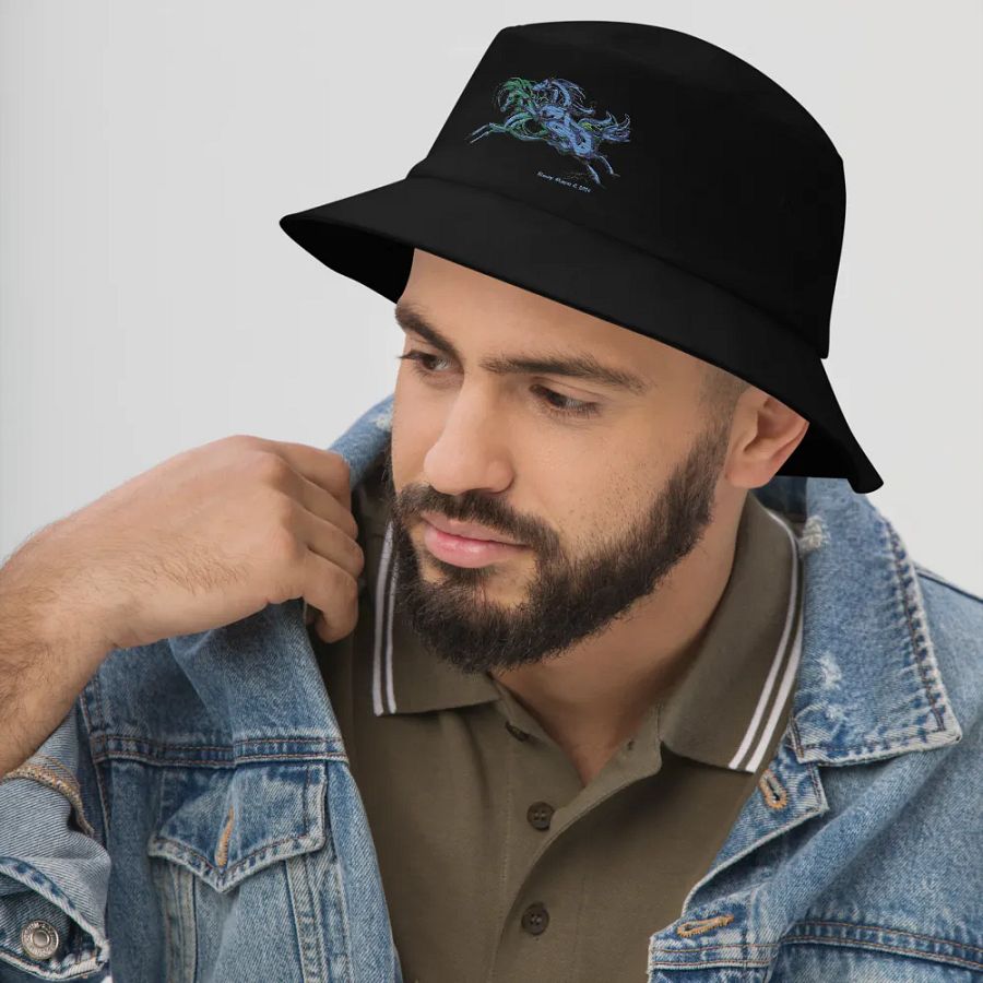 Galloping Arabian Horses Bucket Hat product image (13)