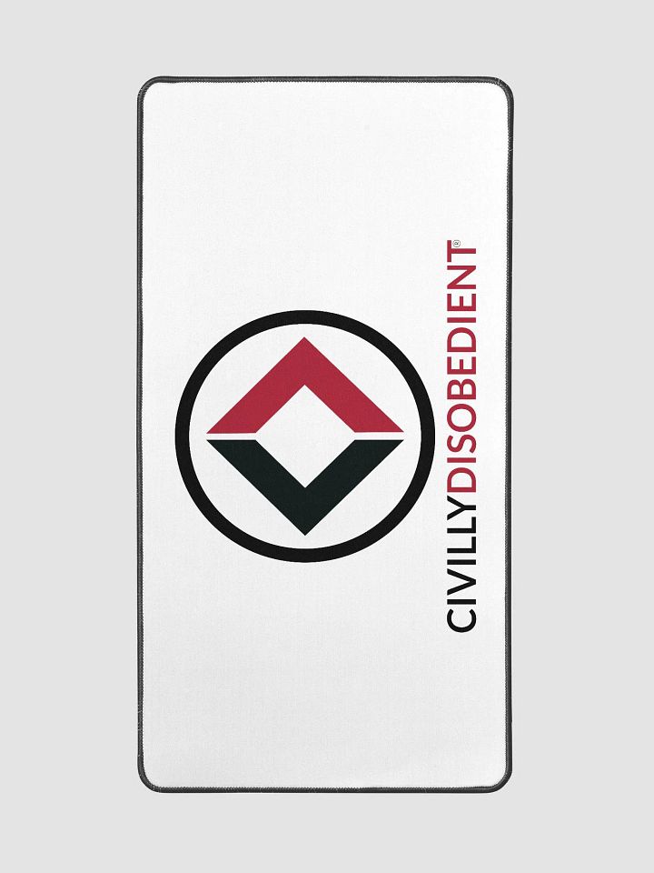 Civilly Disobedient Logo Desktop Mat product image (2)