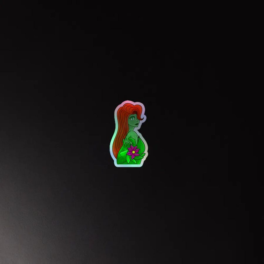 poison ivy holo sticker product image (4)