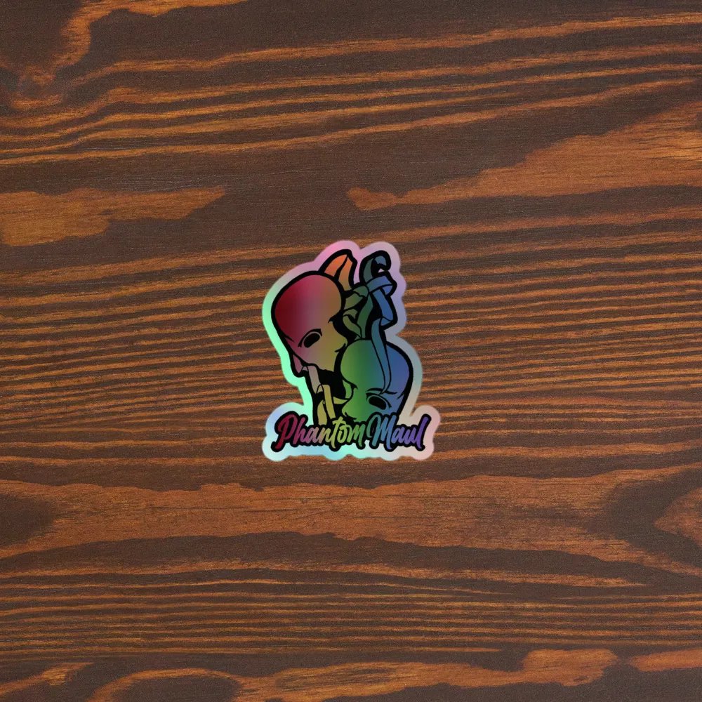 Rainbow Big Logo Holographic Sticker product image (3)