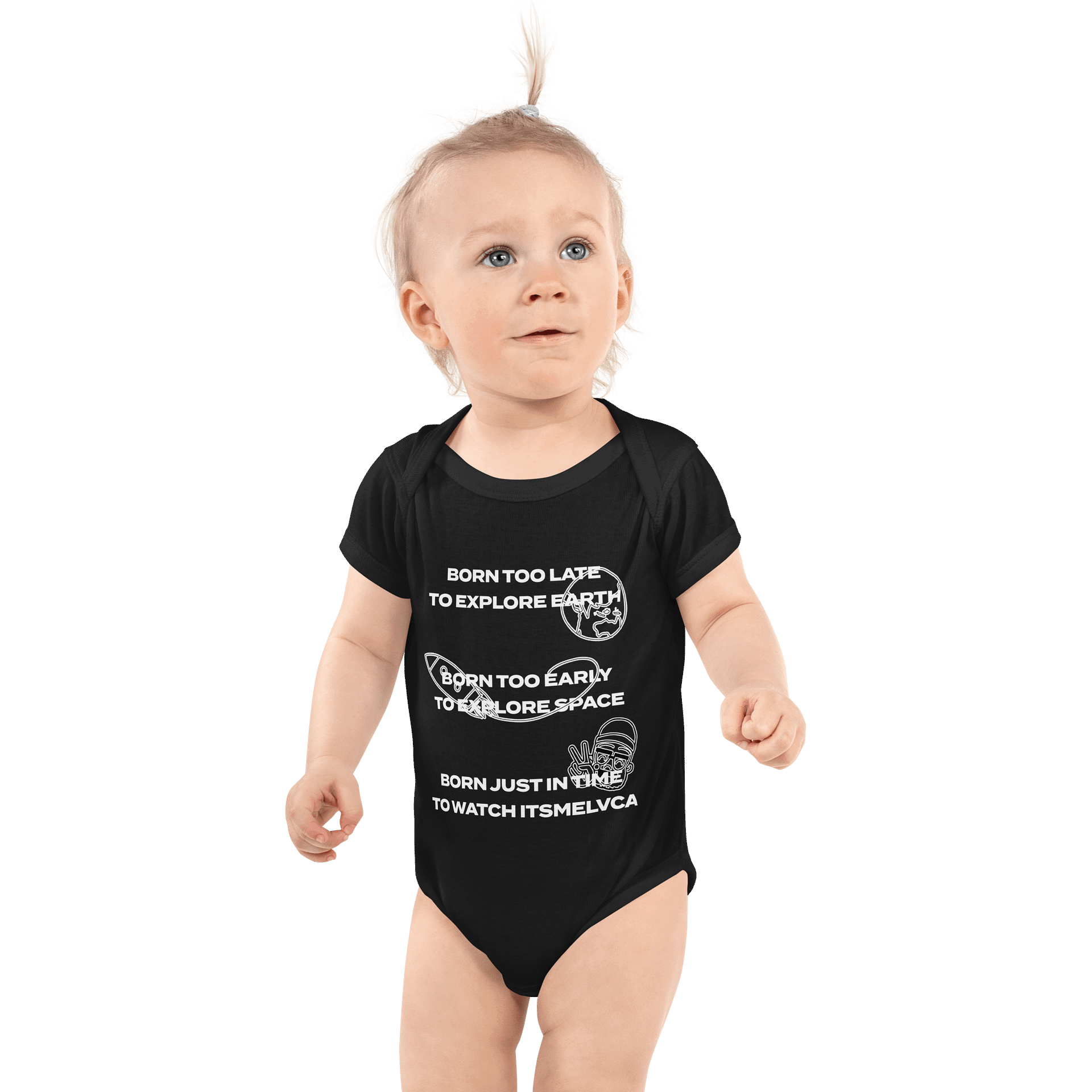 Coolest It's Me LVCA Viewer Baby Short Sleeve Bodysuit product image (1)