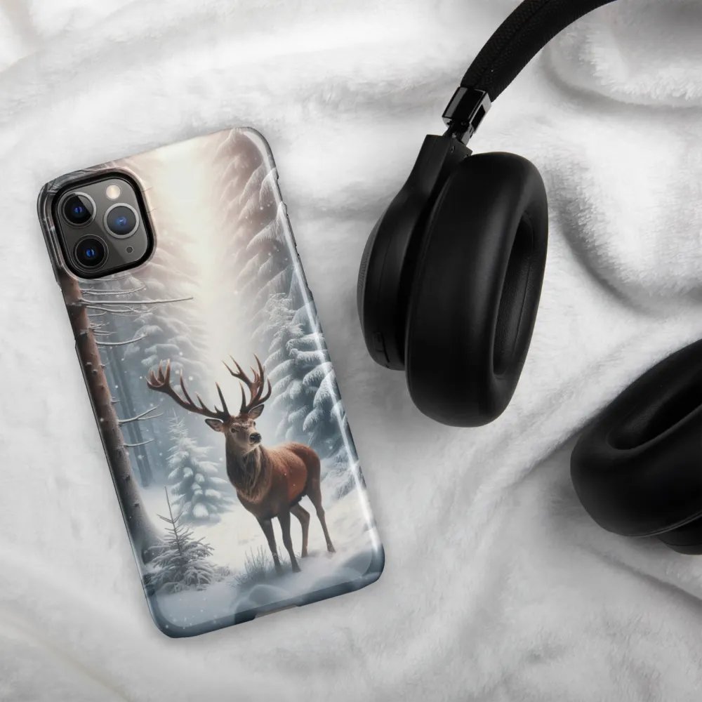 Majestic Deer Snowy Forest iPhone® Snap Case product image (49)