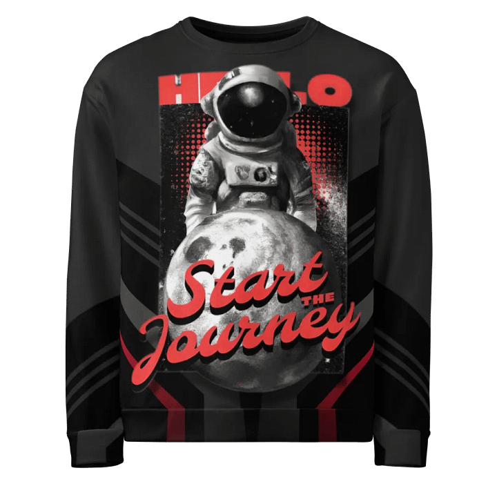 Cosmic Odyssey All-Over Print Sweatshirt product image (1)