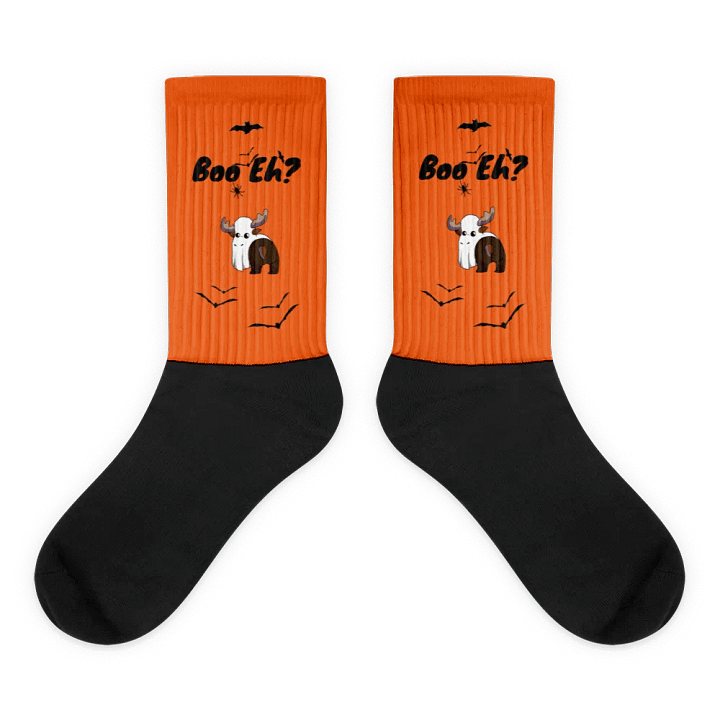 Spoopy Mountie Moose Socks! product image (1)