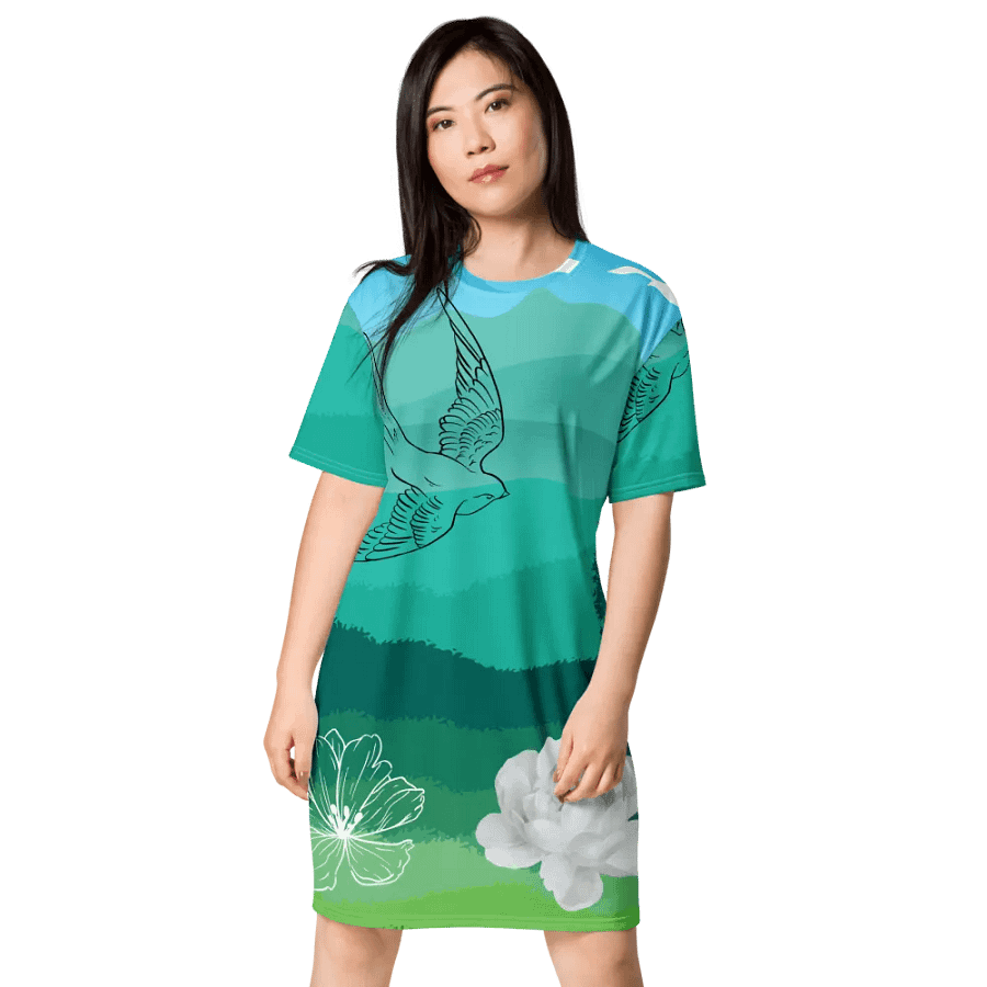 Bird in Flight Floral Horizon product image (2)