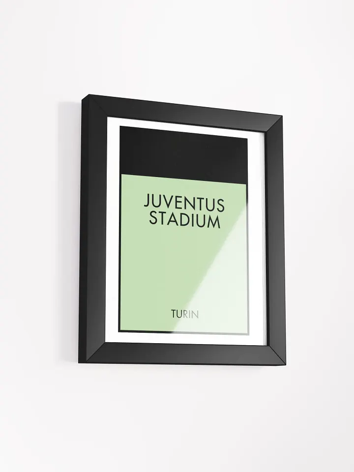 Juventus Stadium Turin Monopoly Title Art Framed Print product image (2)