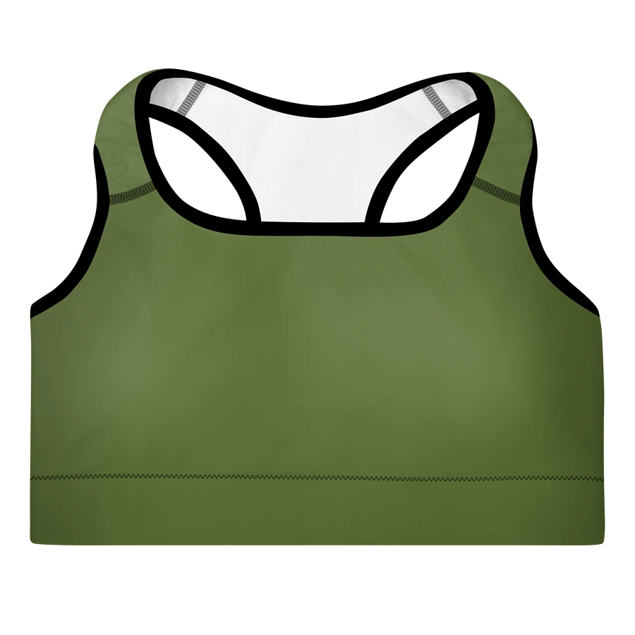 Elevate Your Workout with the Green Padded Sports Bra product image (1)