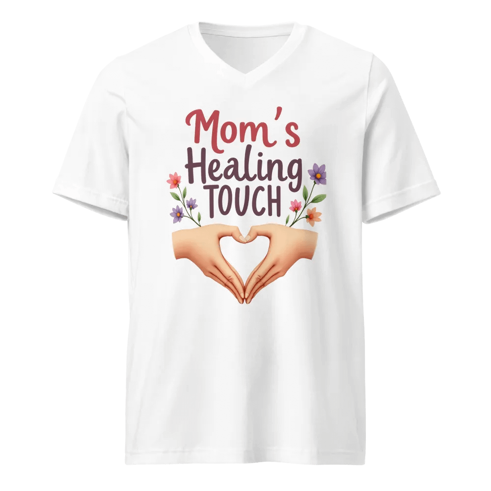 Mom's Healing Touch V-Neck Tee product image (5)