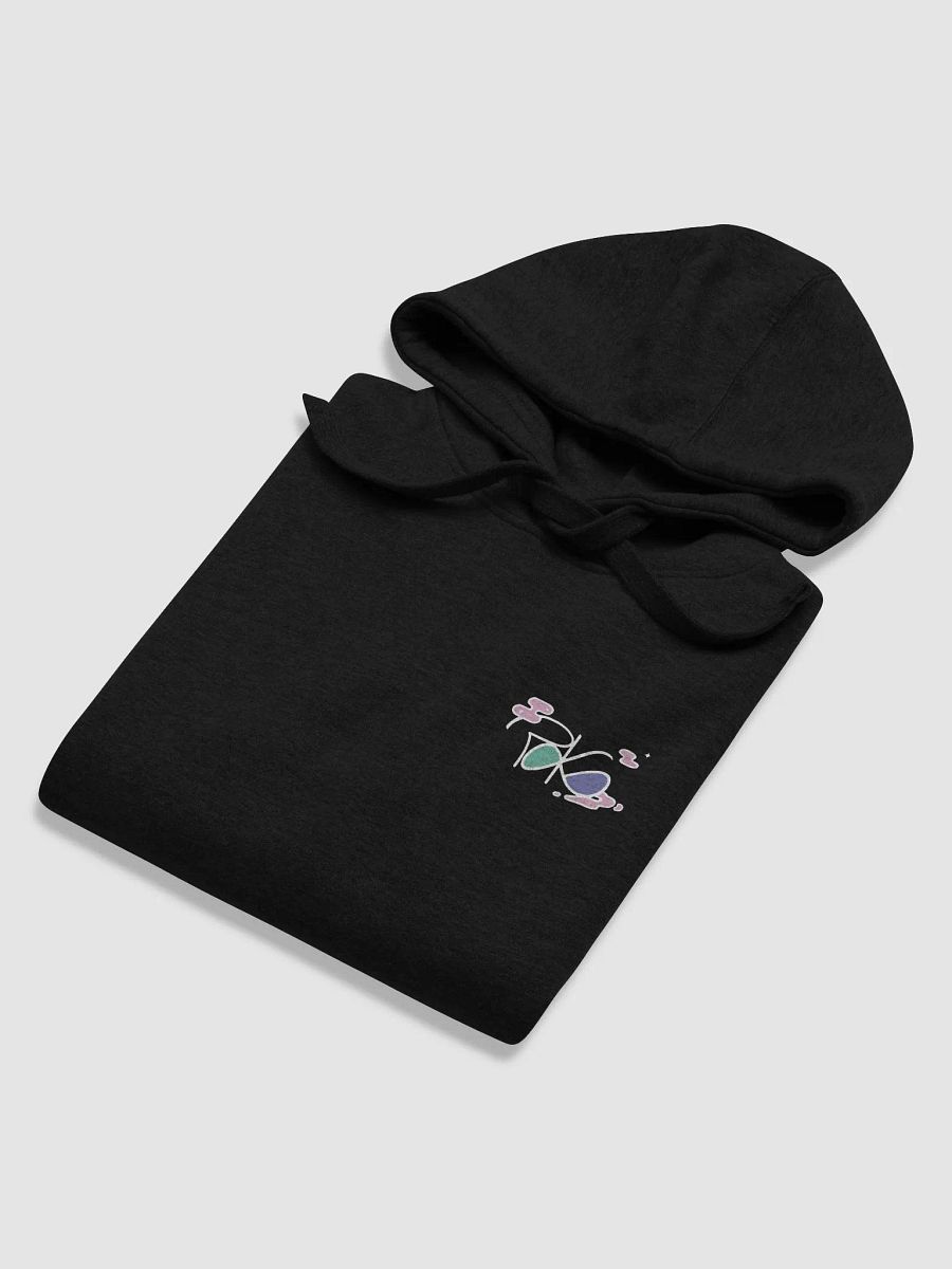 Hoodie noir "Nuages roses" product image (5)