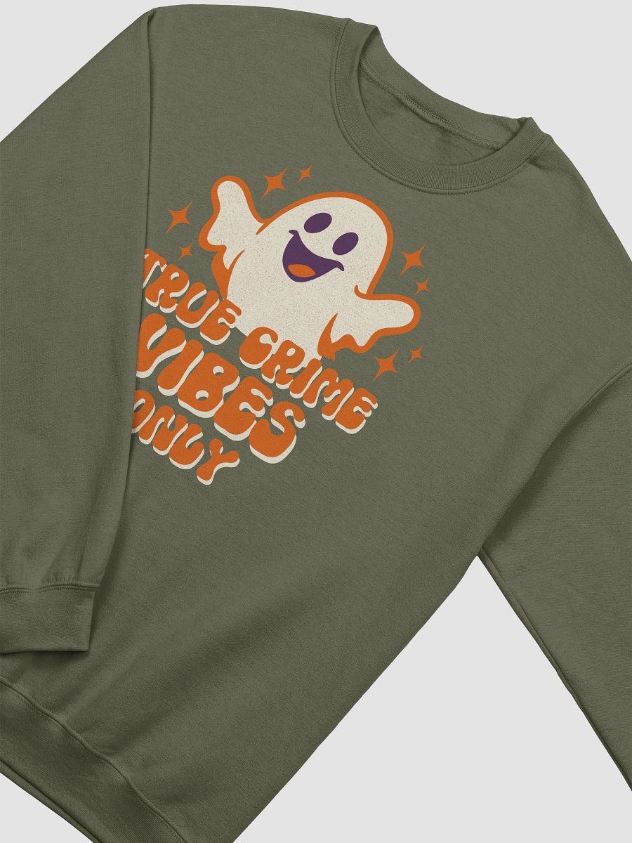 Cute Ghost Sweatshirt For True Crime Lovers product image (4)
