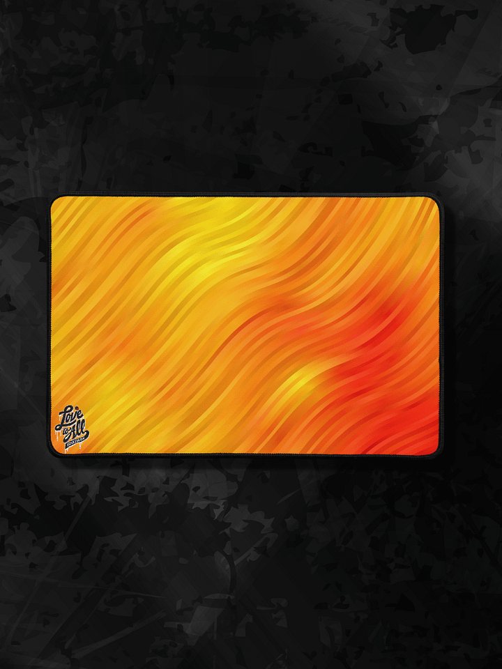 L2A Orange Wave Deskmat product image (1)