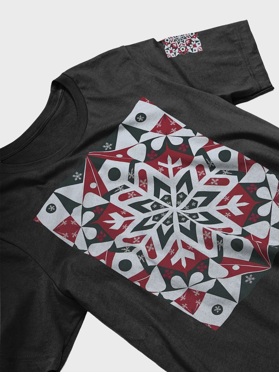 Geometric Snowflake Symmetry T-Shirt product image (3)
