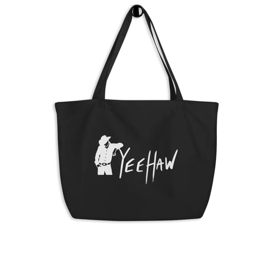 Cowboy Tote Bag (White) product image (4)